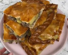 Для любителей мясных блюд: "Мастер Шеф" Глинская дала рецепт картофельного пирога с фаршем