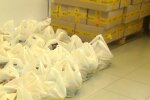Безкоштовні продукти для ВПО та пенсіонерів у Полтаві