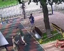 Група малолітніх вандалів орудує в Києві: "злочин" потрапив на камеру