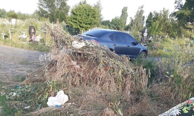 "Печально и горько": харьковчане жалуются на горы мусора на погостах, фото