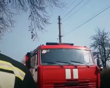 пожар, Россия, пожарная машина