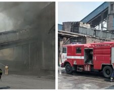 Пожежа сталася на українському коксохімі, в небо повалив чорний дим: кадри й важливе повідомлення ДСНС