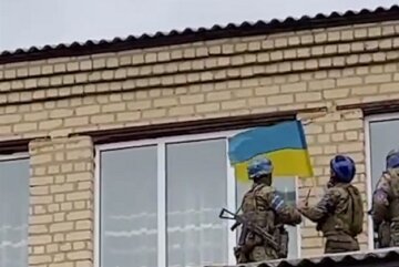 флаг Украины, ВСУ, освобождение от оккупации