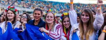 Украина, девушки, молодежь, праздник