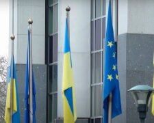 евросоюз украина флаги