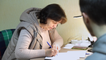 Безкоштовні продукти для ВПО та пенсіонерів у Полтаві: