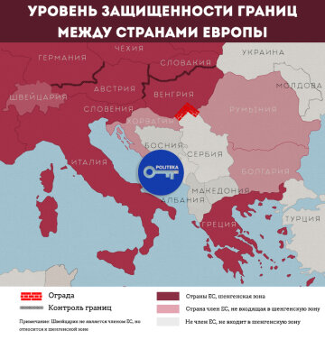 Беженцы Европа инфографика