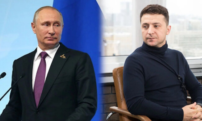 зеленский, путин