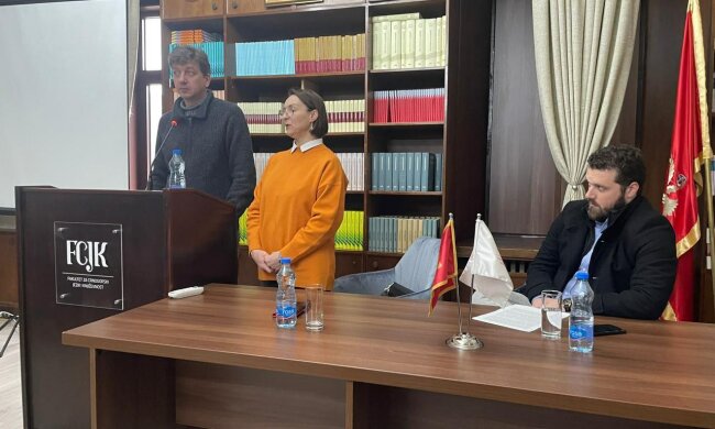 «Дні України в Чорногорії»: Олесь Доній розповів у Подгориці про російську агресію