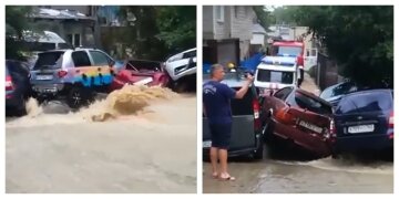 потоп в Сочи (рф): скриншот видео