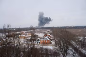 Житель Донецка снял взрыв за завтраком (видео)