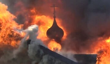 церковь пожар поджег огонь