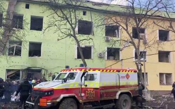 Мариуполь, уничтоженная детская больница