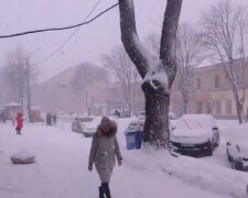 снег в Одессе