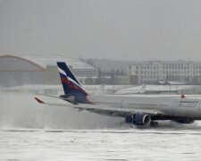 В московских аэропортах из-за непогоды начался ледяной апокалипсис (видео)