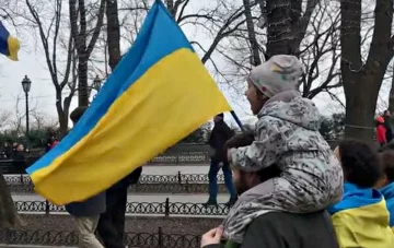 Маленькая одесситка покорила украинцев на "Марше Единства": видео