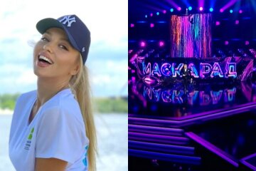 Олю Полякову "впізнали" під маскою Гуски на шоу "Маскарад": "Дуже красива"