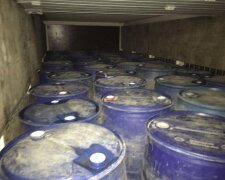 СБУ відібрала вісімнадцять тонн контрафактного спирту (фото)