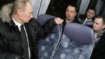 Владимир Путин, автобус