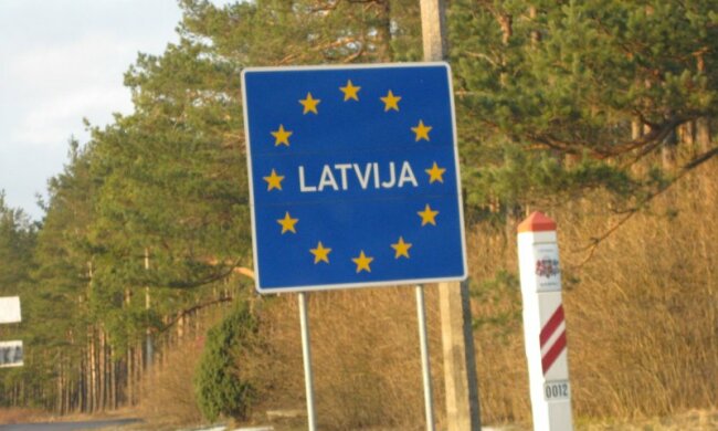Латвия Граница