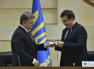Саакашвили, Порошенко