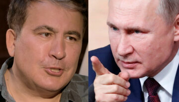 Михеил Саакашвили, Владимир Путин