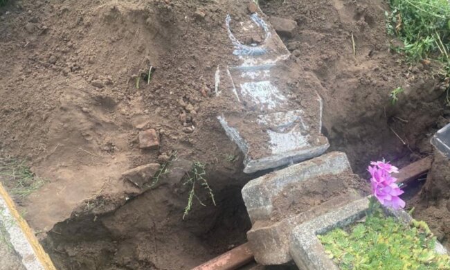 Вандал зруйнував десятки пам'ятників на Дніпропетровщині: у поліції розповіли про мету злочинця