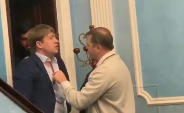Ляшко избил скандального слугу народа, расправа попала на видео: "предатель, иди на..."