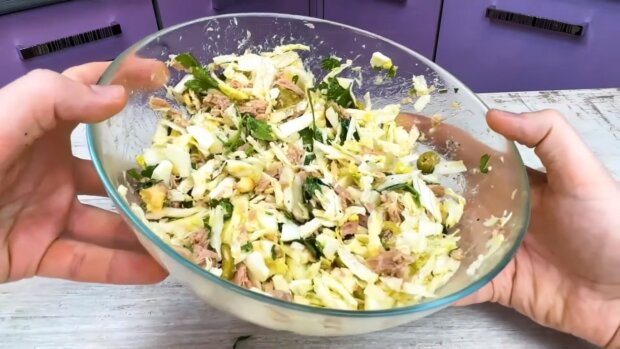 капуста, пекинская капуста, салат з капусти