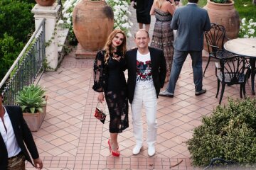 Виктор Медведчук с Оксаной Марченко организовали украинскую вечеринку в рамках кинофестиваля Taormina Film Fest