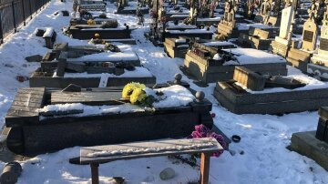 Подростки устроили масштабный погром на кладбище, фото: поломаны десятки плит