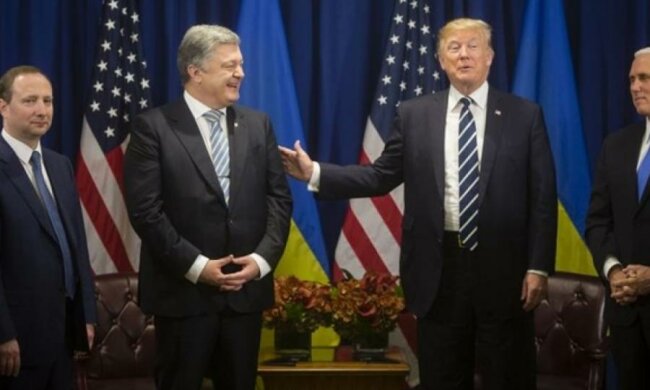 Порошенко Трамп