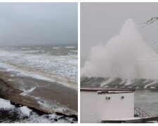 "Такого моря ви ще не бачили": біля берегів Одеси вітер підняв триметрові хвилі, відео