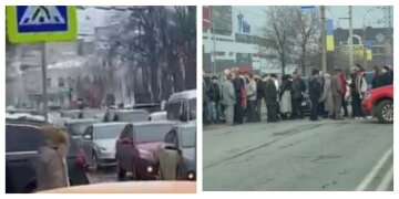Движение транспорта остановилось: дороги Харькова стали "темно-красными", в чем причина