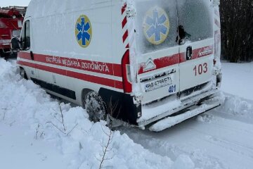 швидка допомога, сніг