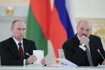 Володимир Путін і Олександр Лукашенко