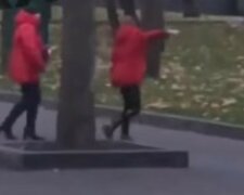 "Мамочка, я хочу еще побыть на площадке": неадекватка била ногами больную дочь в парке Харькова, видео