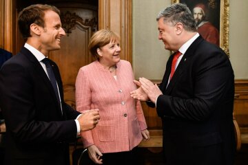 порошенко, меркель, макрон