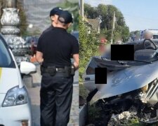 Трагічна ДТП під Одесою забрала життя трьох поліцейських, машина перекинулася: кадри з місця