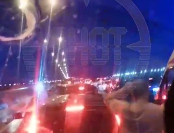 Крымский мост, пробка