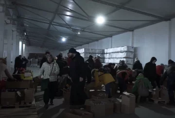 Безкоштовні продукти для ВПО в Одесі