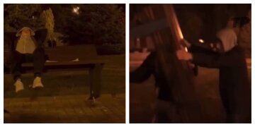 У Харкові малолітки влаштували погром у парку, відео: "трощили лавочки і..."