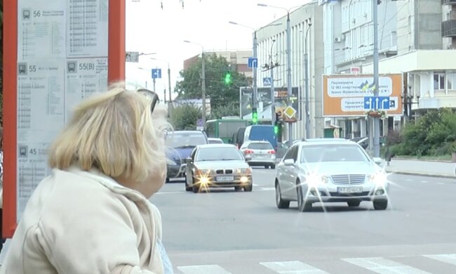 Ограничение движения транспорта в Ивано-Франковской области