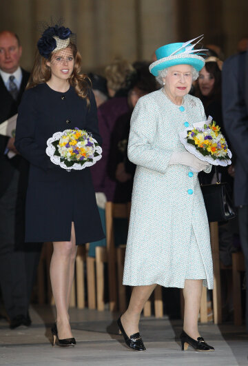 Королева Єлизавета II і принцеса Беатріс, Getty Images