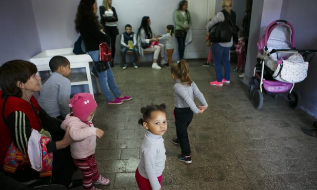 детская поликлиника, очередь