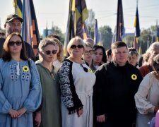 На Подолі вшанували пам’ять українських Захисників та Захисниць