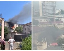 Вогонь охопив багатоповерхівку, чорний дим видно здалеку: відео НП з курортної частини Одеси
