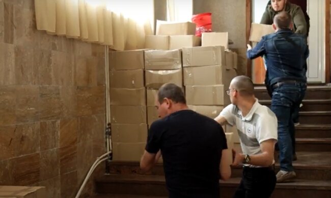 Гуманитарная помощь для пенсионеров в Полтавской области