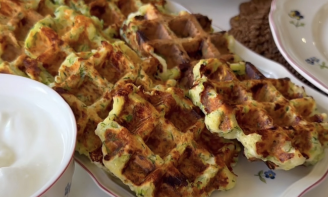 кабачковые вафли