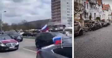 У Берліні підпалили машини учасників ганебного автопробігу на підтримку росії: з'явилися кадри